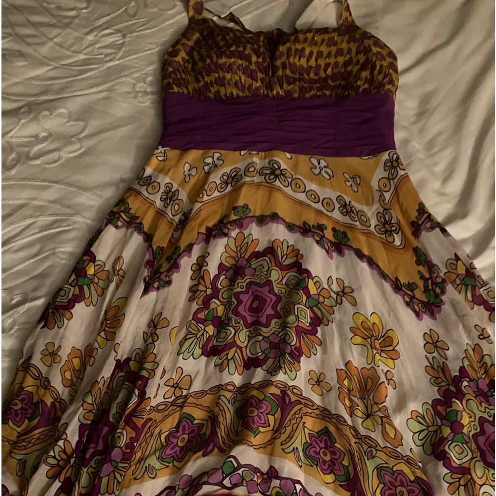 Multi colored long dress